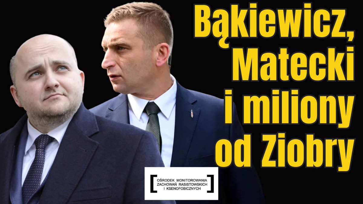 Za chwilę w wejściu na żywo o godzinie 17:00 opowiemy o przekrętach jakich miał się dopuścić Matecki i Bąkiewicz.