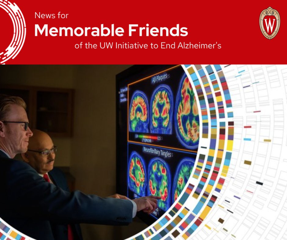 Check out the latest edition of “News for Memorable Friends,” where you can watch the recording of the UW Now Leading the Way on Alzheimer’s Research livestream and get details on the latest from #Alzheimers disease research programs at UW–Madison. Visit: mailchi.mp/supportuw.org/…