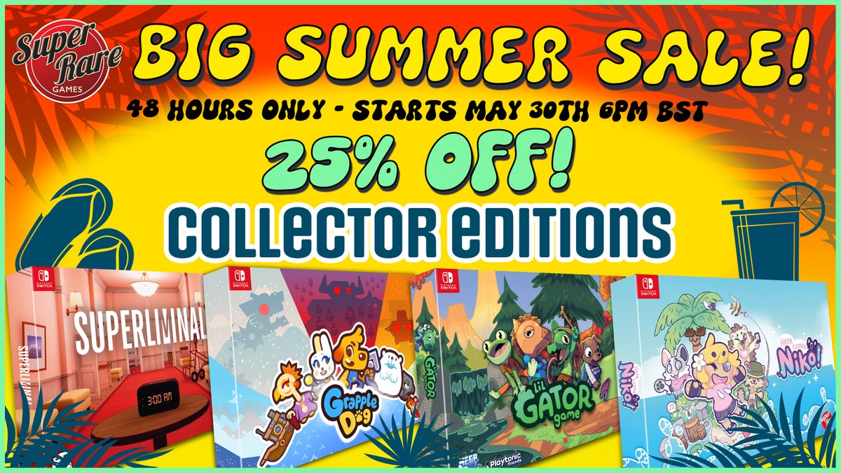 Our BIG SUMMER SALE starts tomorrow! Up to 50% off Collector's Editions, Steelbooks and much much more!⌛