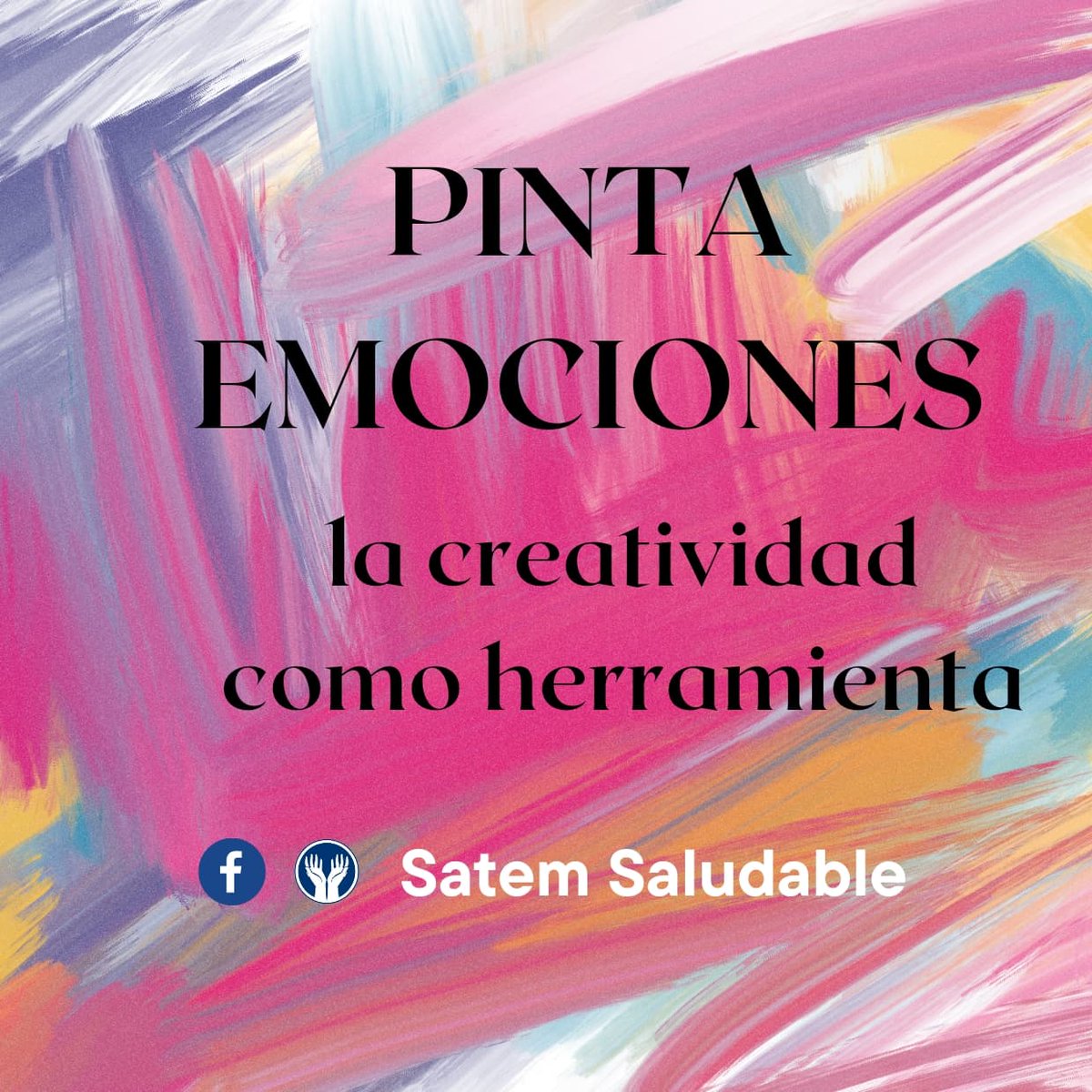 SatemSaludable's tweet photo. Taller PINTA TUS EMOCIONES
Desde la creatividad conectaremos con el sentir personal,
y desde aquí daremos coherencia y armonía a los diferentes aspectos que cada persona es como totalidad. Esto permite que abras una puerta sanadora.
¿Quieres más información de este taller?#salud https://t.co/kx3BdfPlVx