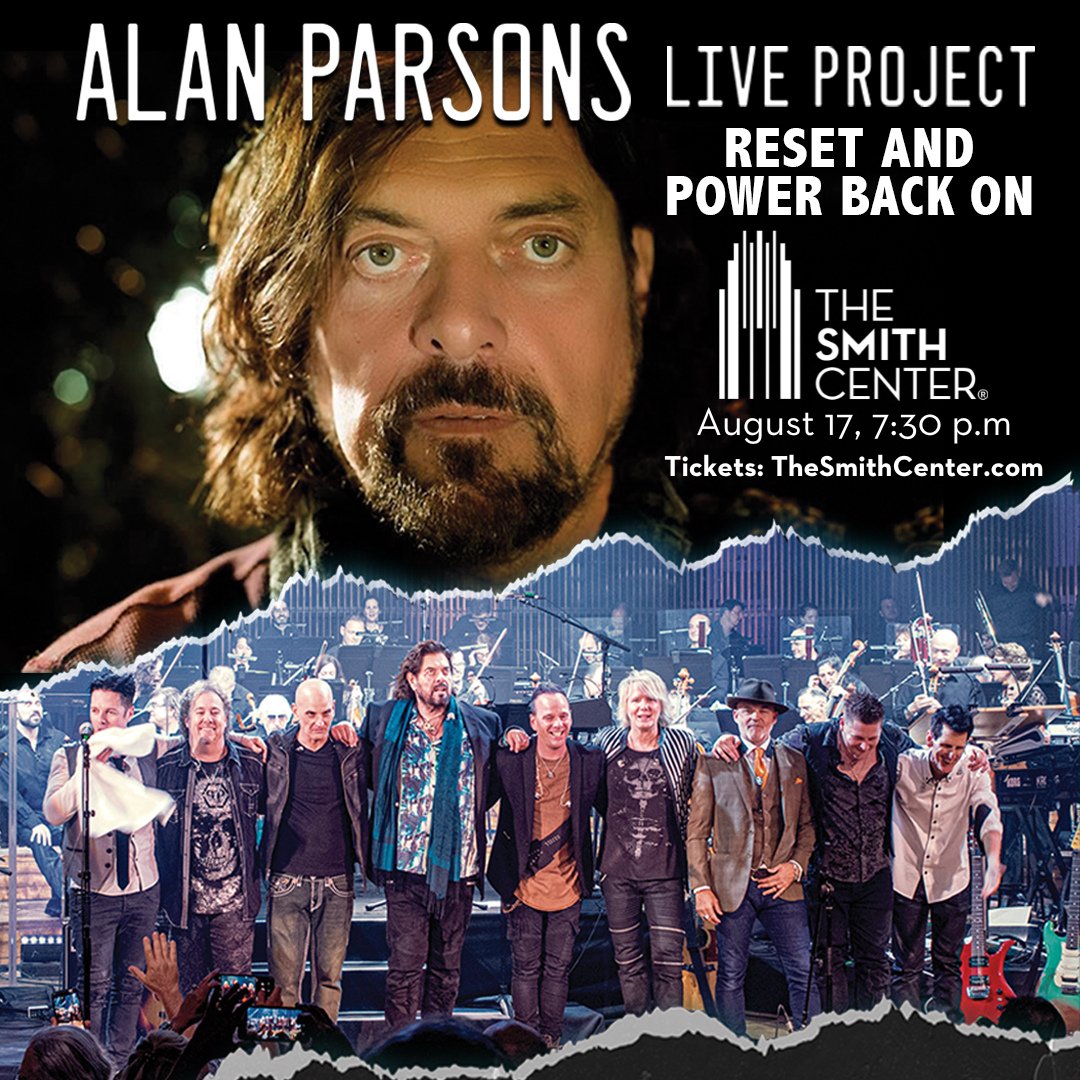 🎫ON SALE NOW🎫 @AlanParsons Live Project is coming to #TheSmithCenter on Aug 17. Get tkts for the multiplatinum-selling progressive-rock band today at: bit.ly/tscparsons24
🎸⁠ 
@TheOfficialAPP #AlanParsons #AlanParsonsLiveProject #AlanParsonsProject #LasVegas #Vegas #DTLV
