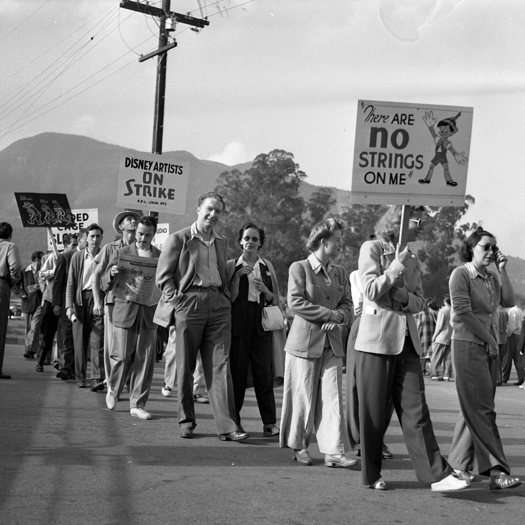 The 1941 strike by animators working for Disney in Los Angeles is the focus of the latest episode of @WrkClassHistory's On This Day in Working Class History #podcast at spreaker.com/episode/29-may… #1u #UnionStrong #LaborRadioPod #LaborHistory