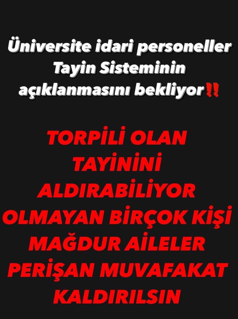 #UniyeResmiMerkTayin
@erolozvar 
@batikanaksoy 
@YuksekogretimK 
@Akparti 
@RTErdogan