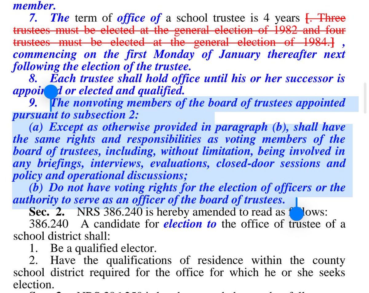 Clark County District Court Judge Nadia Krall is ordering the Clark County School Board restore nonvoting trustees’ power to make motions and repeal its governance policy stripping these trustees of that power. Krall said AB175’s language is clear and unambiguous