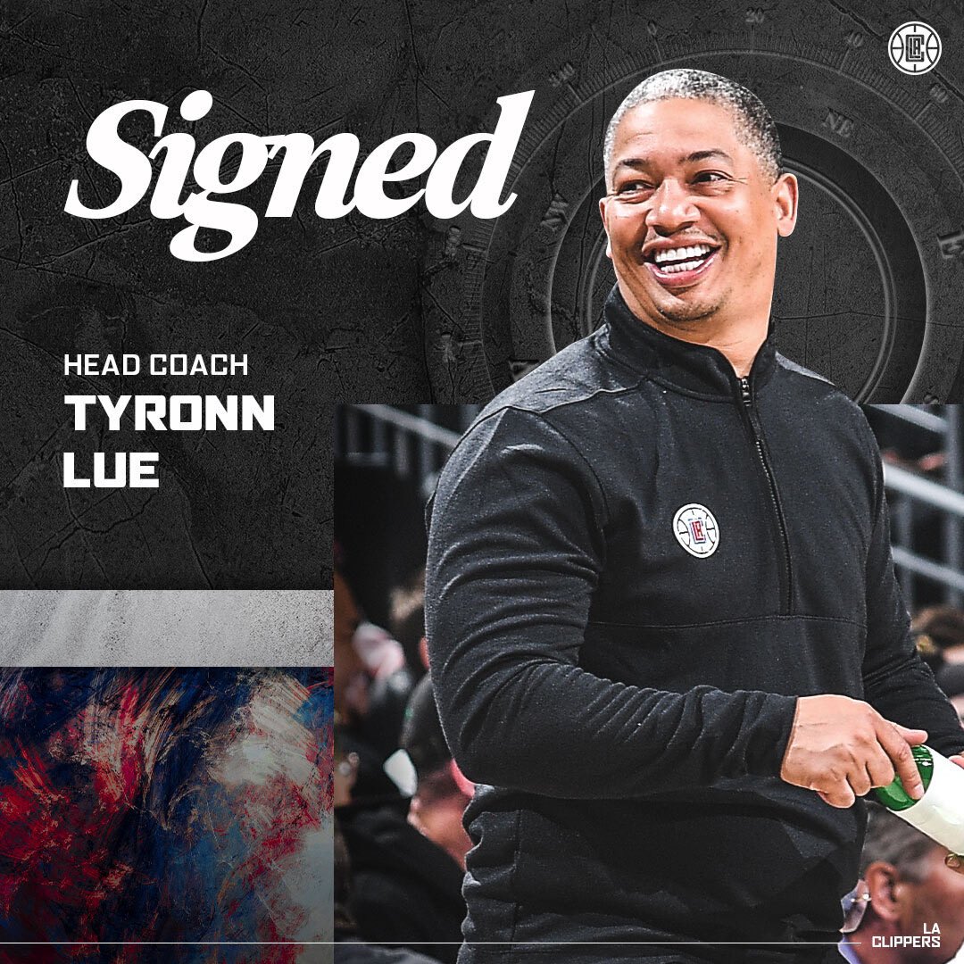 OFFICIAL: We have signed Head Coach Tyronn Lue to a new, long-term contract 🖊️