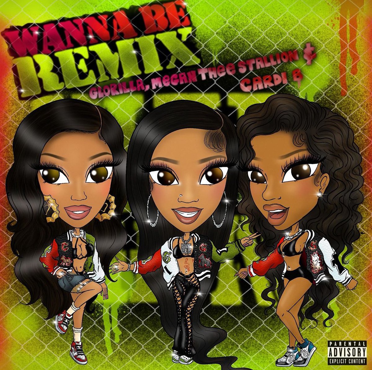 GloRilla, Megan Thee Stallion and @iamcardib's 'Wanna Be' remix will be released this Friday, May 31.