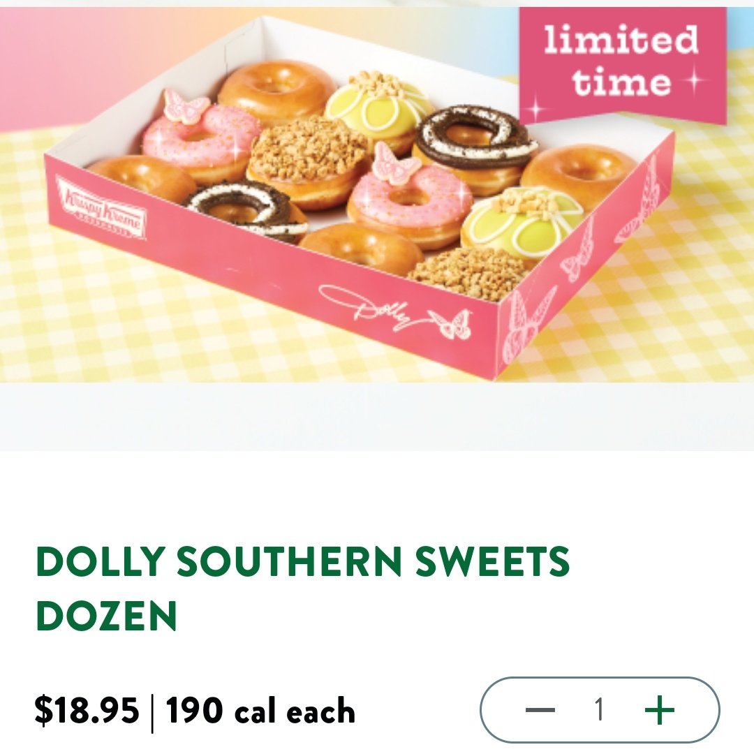 Free Krispy Kreme Dozen Donuts with code HELLOFRIEND - Dolly Southern Sweets Dozen Only!

#Free #KrispyKreme