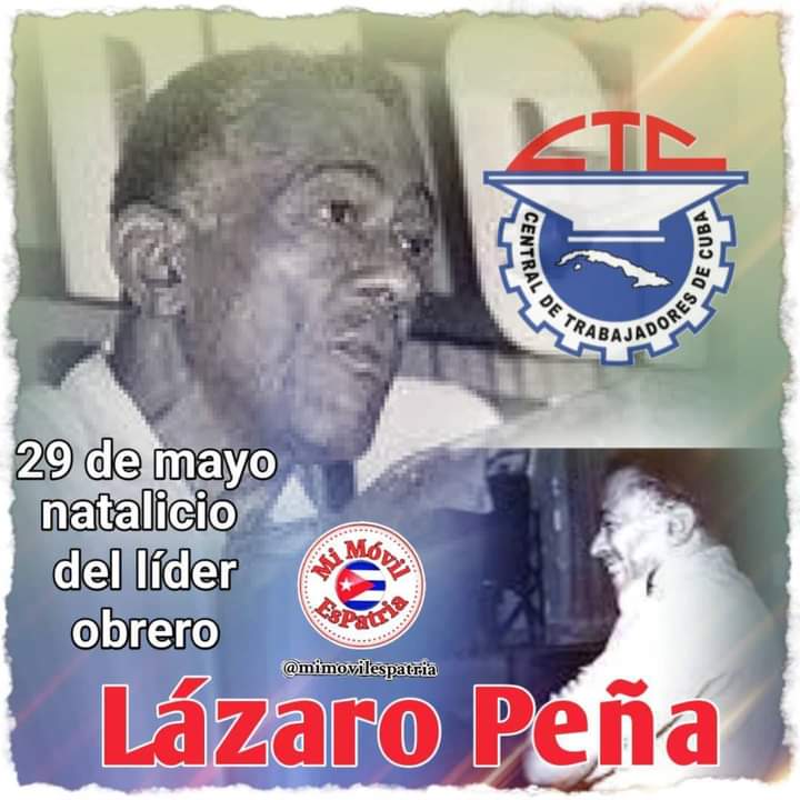 Se recuerda en el Centro Universitario Municipal de Campechuela  al Líder de la clase obrera: Lázaro Peña González, en el 113 Aniversario de su natalicio.
#SomosUniversidadDeGranma
#JuntosXCuba
#CubaEsAmor