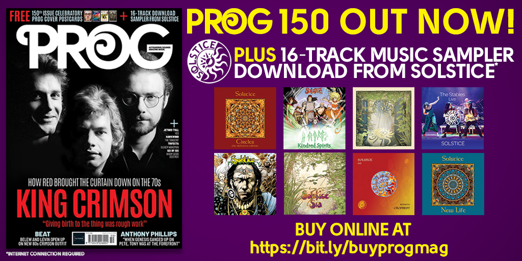 Get this really cool free @Solstice_prog sampler with the new issue of Prog Magazine! This issue is in the shops now! Or you can buy online here: bit.ly/buyprogmag