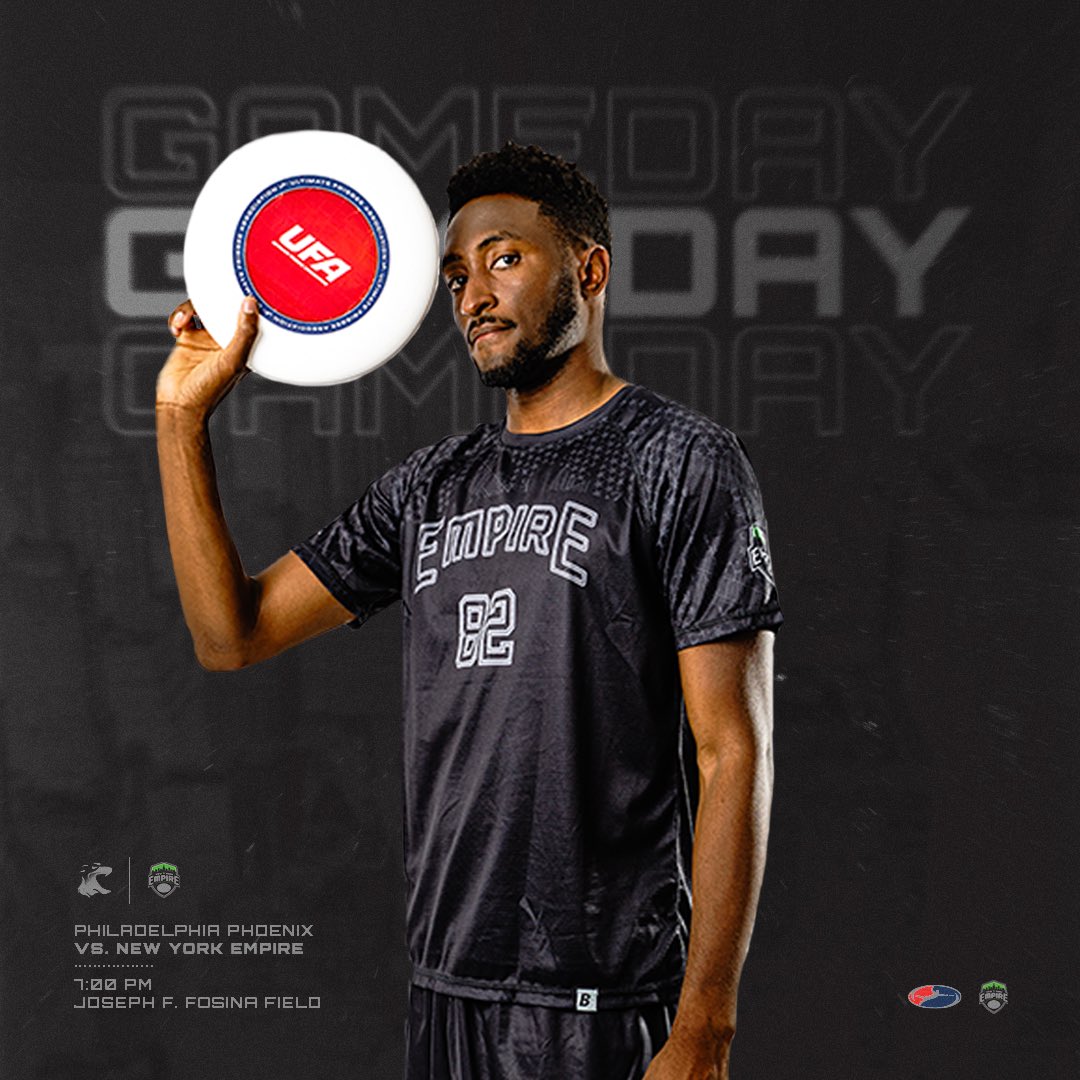 The two-time defending  <a href="/watchUFAtv/">UFA</a>  champion <a href="/empireultimate/">New York Empire</a> will play two games at Trinity Health Stadium in Hartford, Conn., this summer

--June 29
--July 20

They should invite NCAA champion <a href="/dhurley15/">Dan Hurley</a> and <a href="/UConnMBB/">UConn Men's Basketball</a> to throw out the first disc.