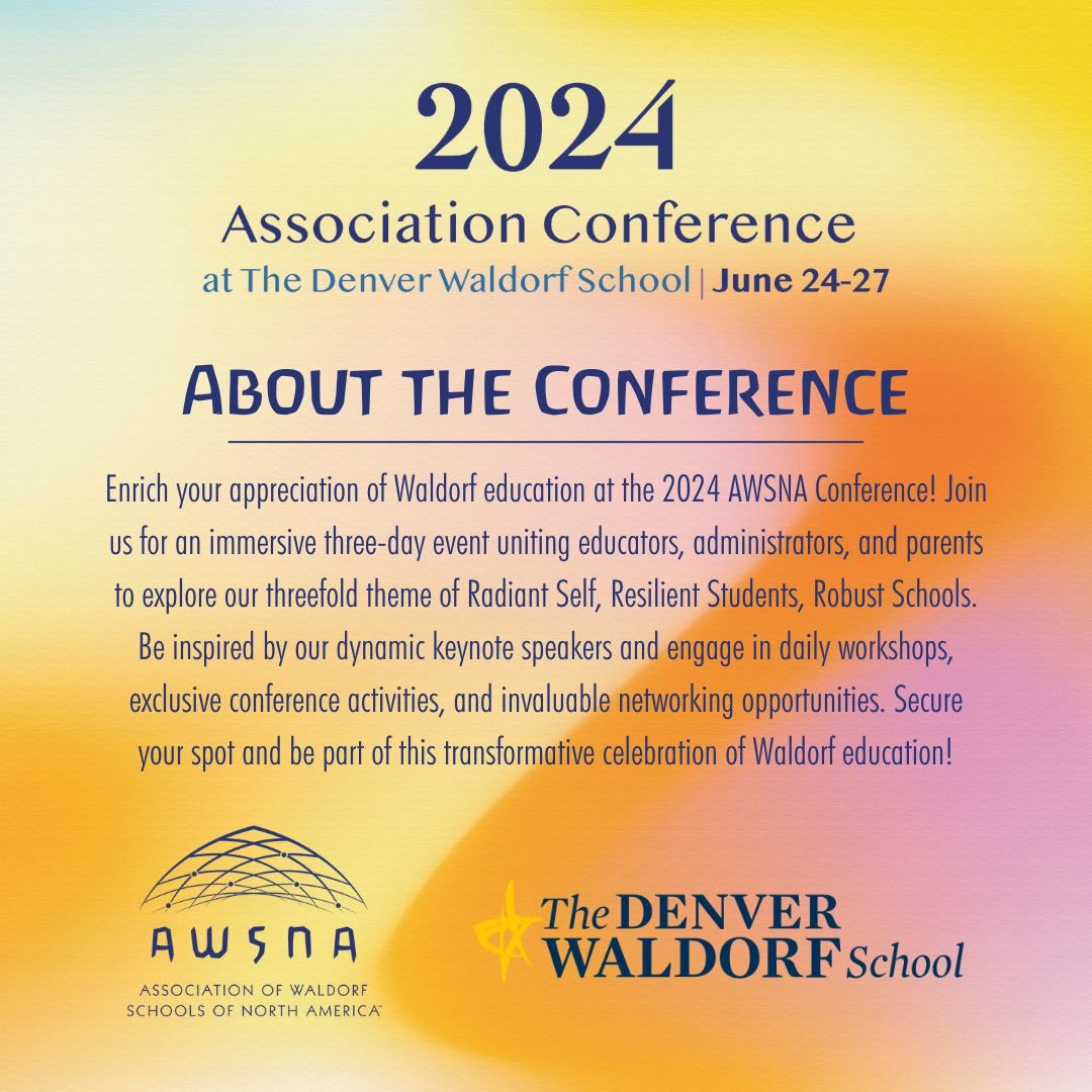 Time is ticking! Registration for the AWSNA conference closes June 10. Don't let this opportunity pass you by. Register Here:  tinyurl.com/2024WaldorfCon…