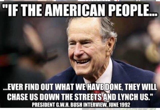 If the American people ever find out what we have done, they will chase us down the streets and lynch us🇺🇸🇺🇸
#HIAW