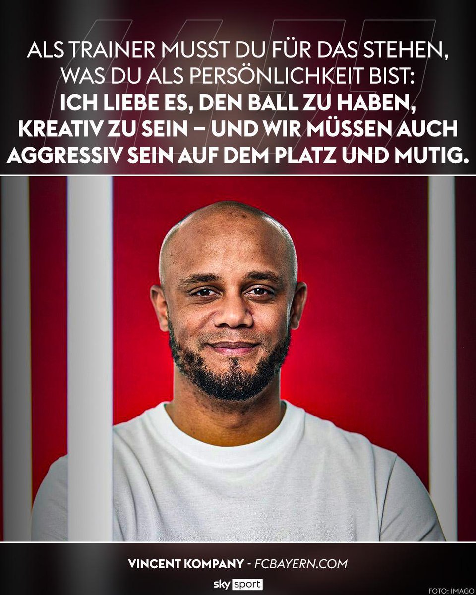 Der neue Bayern-Trainer ist voller Tatendrang! 💪🏻 ↪️ 'Ich freue mich jetzt auf die ganz elementaren Dinge: Mit den Spielern zu arbeiten, ein Team zu bilden. Wenn die Basis steht, kommt auch der Erfolg.' #SkyBuli #Kompany #FCBayern