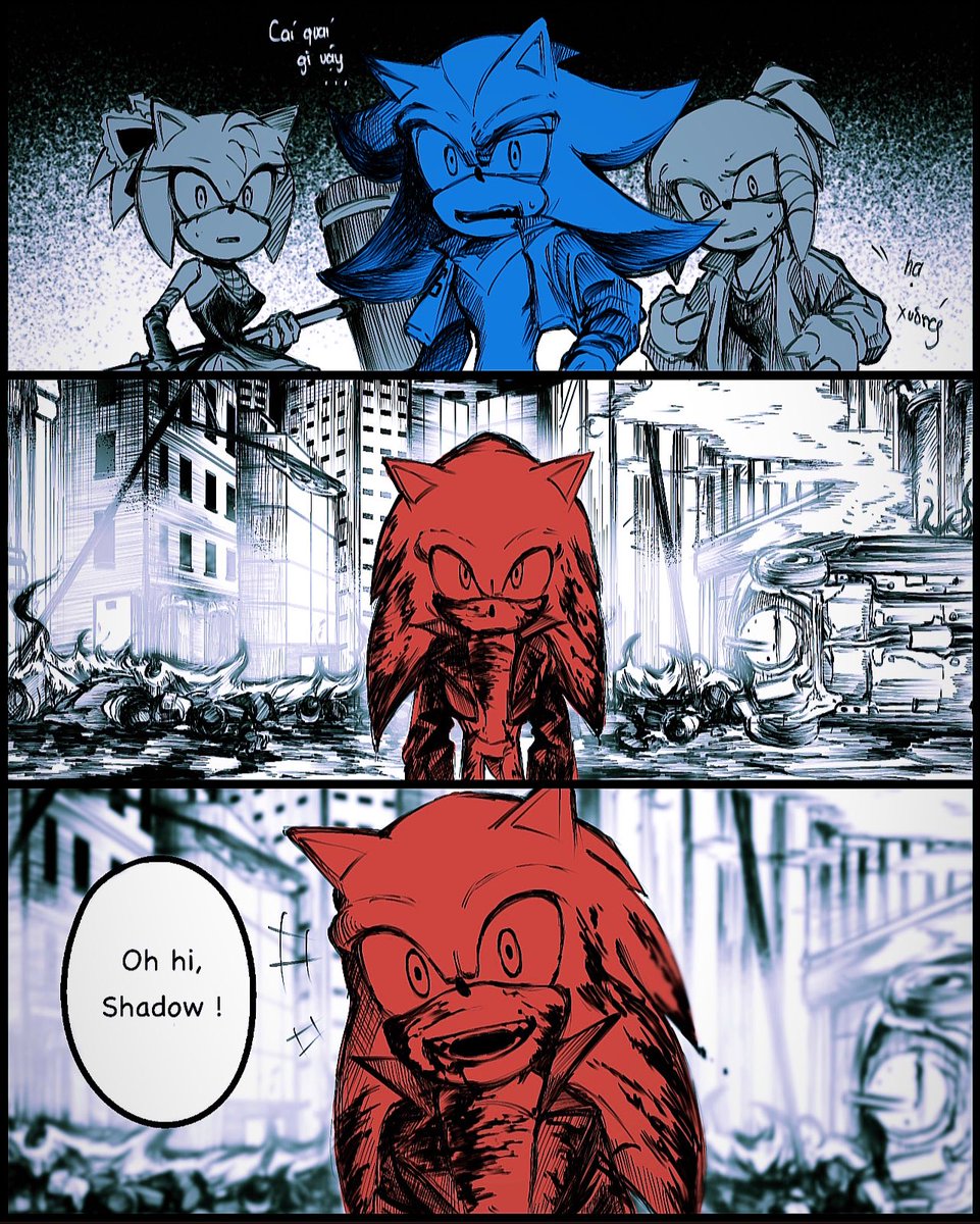 M3rit0ri2310's tweet photo. What if Sonic and Shadow swapped roles 🔄? 
#SonicTheHedgehog 
#ShadowTheHedgehog https://t.co/adDQyBYM24
