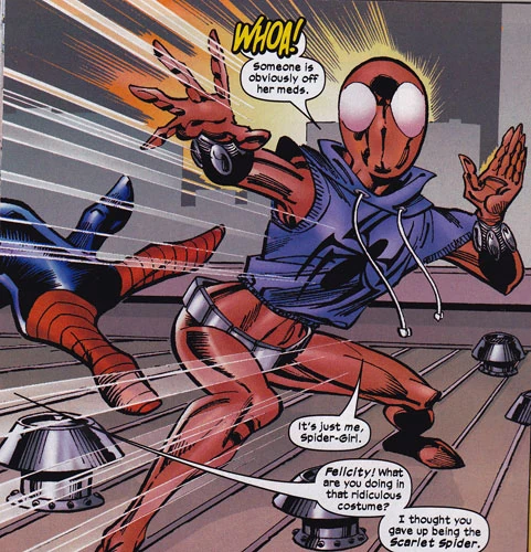 I will be making Felicity Hardy's Scarlet Spider to co-inside with the release of Ben Reilly's suit