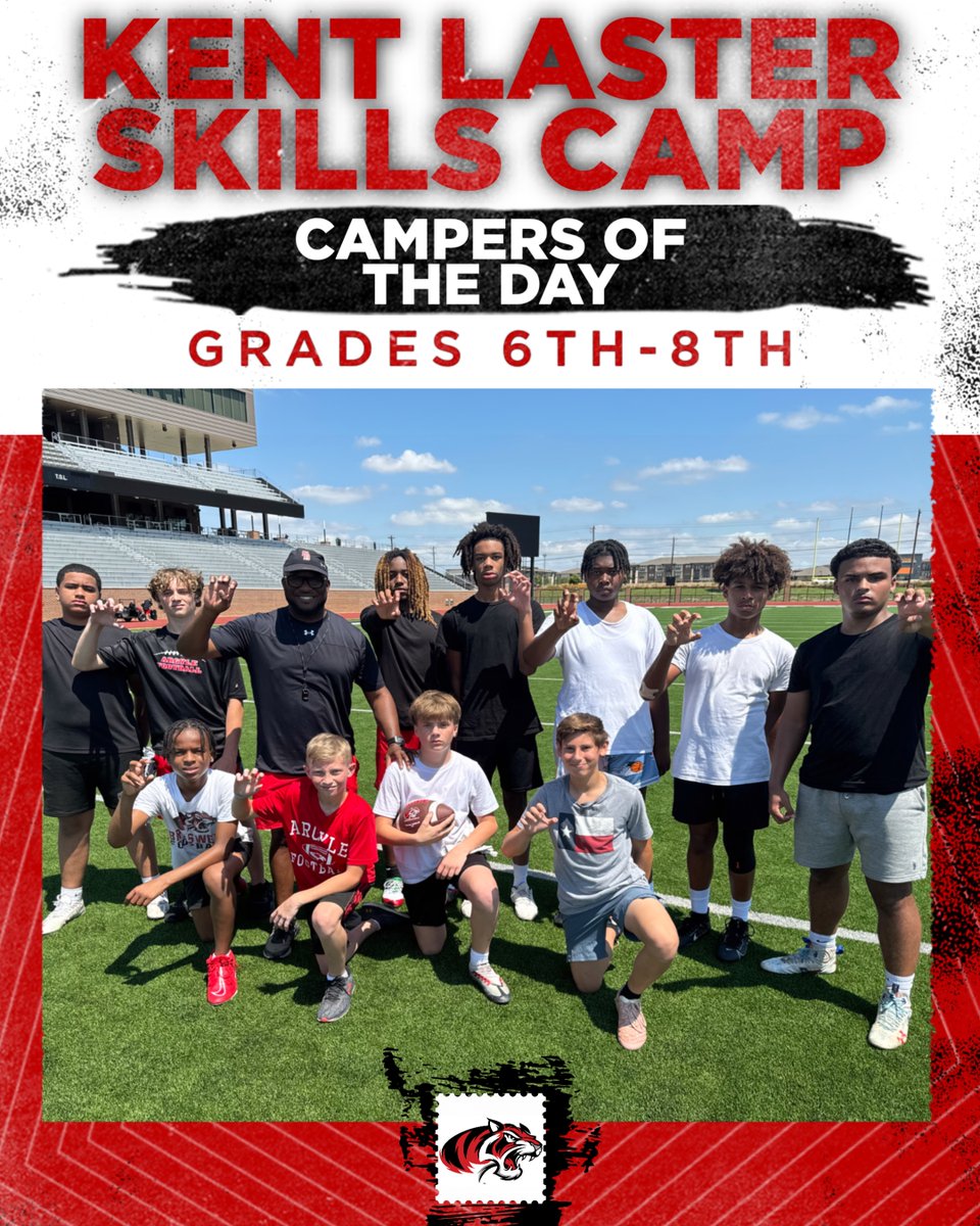 𝐊𝐄𝐍𝐓 𝐋𝐀𝐒𝐓𝐄𝐑 𝐒𝐊𝐈𝐋𝐋𝐒 𝐂𝐀𝐌𝐏! 🐅 These campers earned our campers of the day award! #KeepChoppingWood 🪓