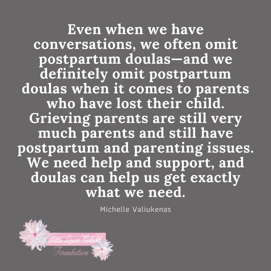 Read this look about how a postpartum doula could have been a great help to a loss mom and then check out our partners at @majorcaredoulas  thatismajor.com/2021/09/08/nic… #colettelouisetisdahl #cltfoundation #doula #postpartumdoula #thisispostpartum #lossmom