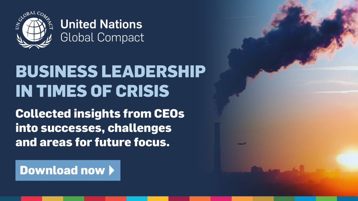 CEOs face escalating uncertainty amidst global challenges, like food insecurity and debt crises. The UN @globalcompact compiles CEO insights, guiding business towards resilient, sustainable solutions. Download 'Business Leadership in Times of Crisis': unglobalcompact.org/library/6149