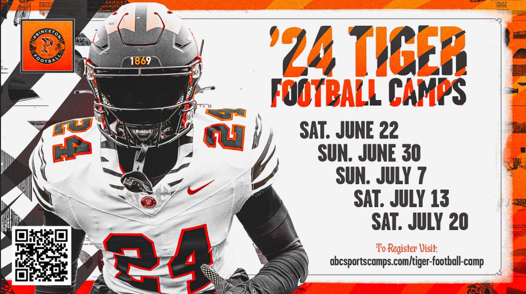Thank you @PrincetonFTBL for the camp invite! @AhsRecruiting