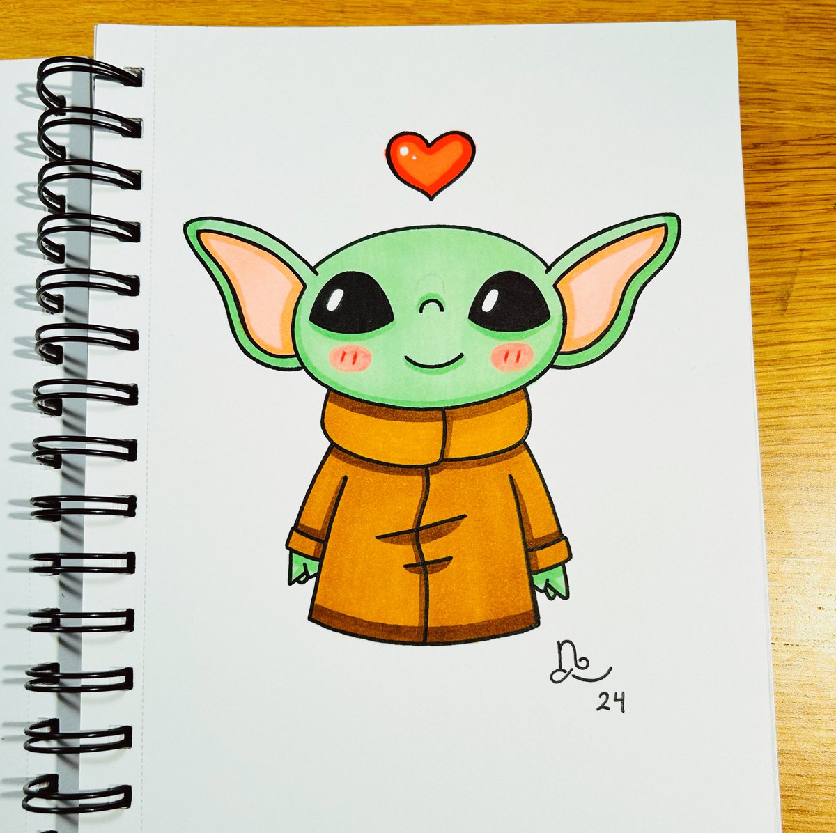 Baby Yoda ❤️

#babyyoda #art #artist #dailyart #illustration