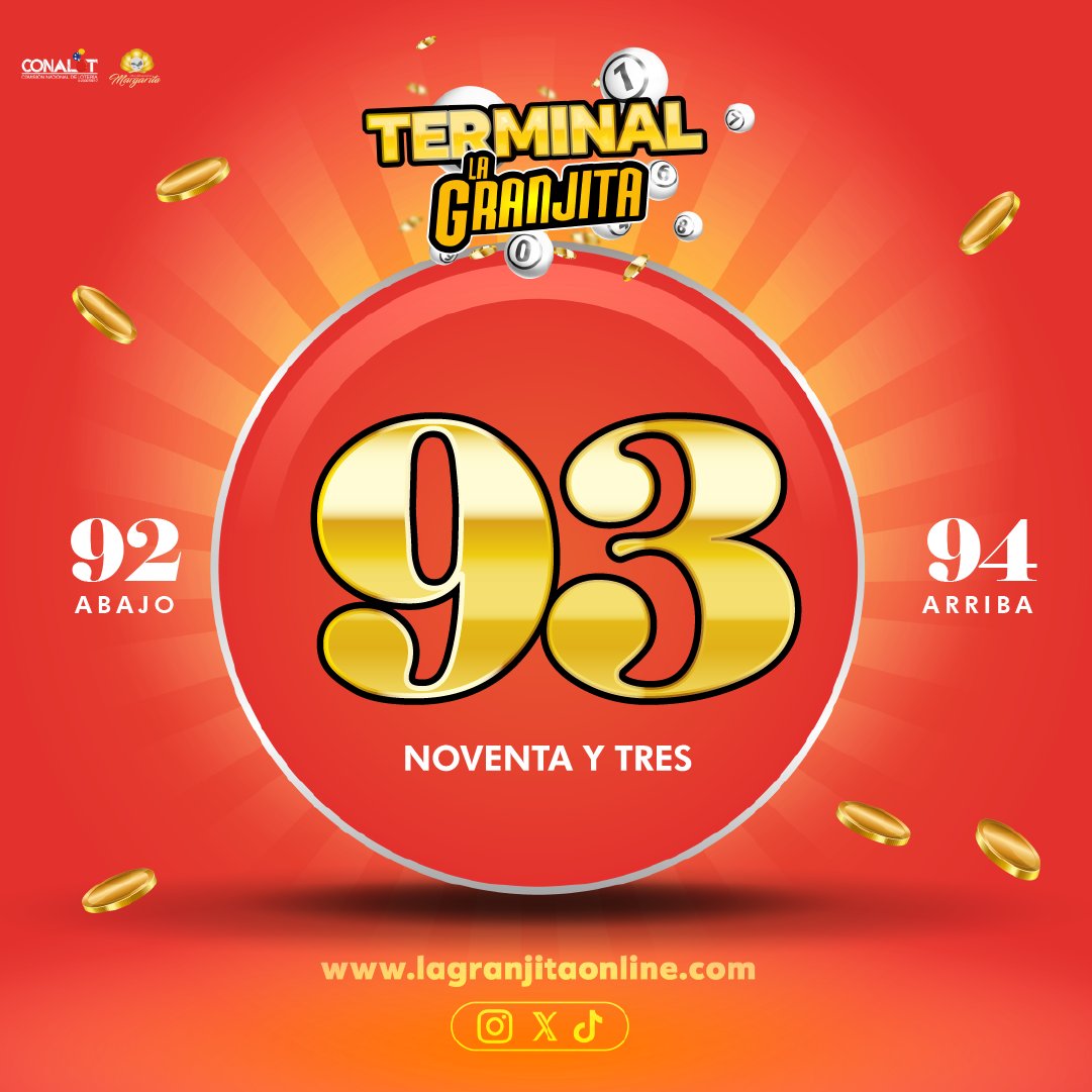 29-05-2024 6:05:00 pm TERMINAL #93 #sorteos #loteria #loteriainternacionaldemargarita