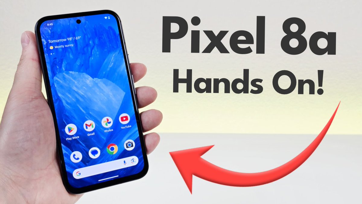 New upload 🚨

Google Pixel 8a - Hands On & First Impressions!

Link to video - youtu.be/6eraJhlJv6w

#TeamPixel #GiftFromGoogle @GooglePixel_US