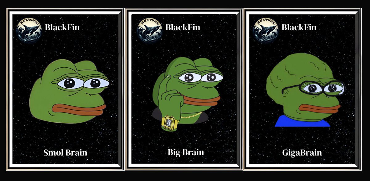 Blackfinfund_'s tweet photo. Introducing the brand new BlackFin X Pepecoin NFTs, representing your stake in a @getbasedai Brain. 

Don't miss out on this opportunity to be at the forefront of AI privatization with #Pepecoin and  #Basedai https://t.co/fGtX4PgKKT