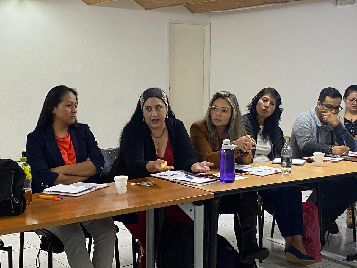 ¡Hoy fue la cuarta jornada de Formador de Formadores sobre Prevención de Violencia y Discriminación hacia población LGBTI+! 
Junto a funcionarios públicos analizamos los hitos históricos de política integral de protección de derechos de población LGBTI+.

#ElNuevoEcuadorResuelve