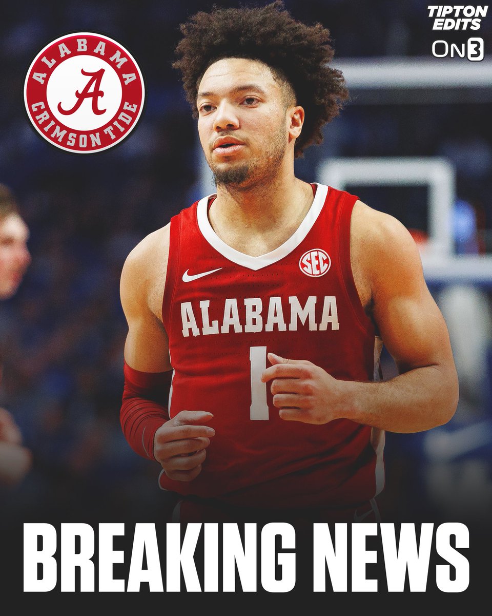 NEWS: Alabama star guard Mark Sears will return to the Crimson Tide next season and withdraw from the NBA Draft, he tells <a href="/On3sports/">On3</a>. 

The 6-1 Alabama native led the program to their first-ever Final Four, averaging 21.5 PPG on the season. 

on3.com/college/alabam…