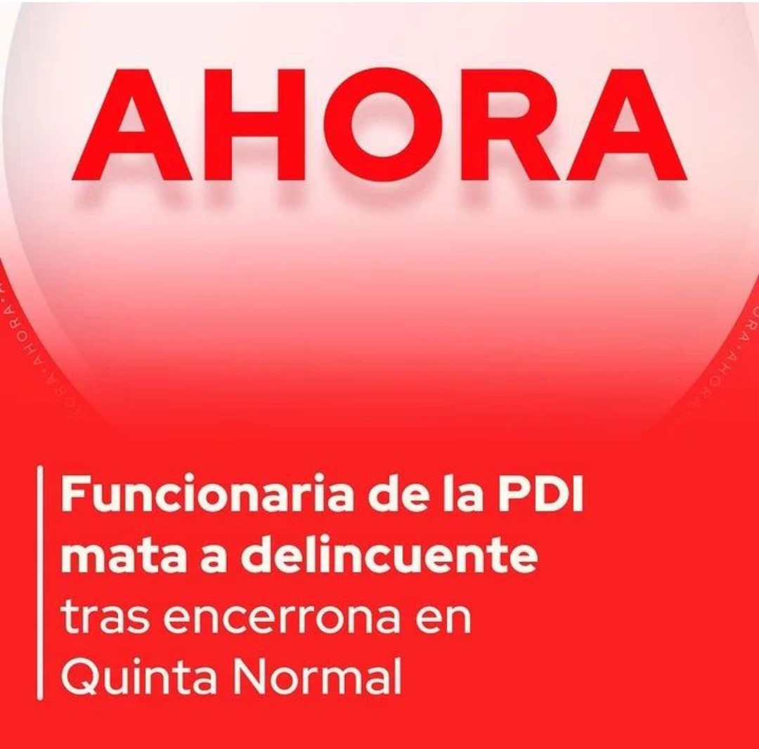 FELICITACIONES A LA PDI👏👏👏👏👏👏👏👏👏UNO MENOS