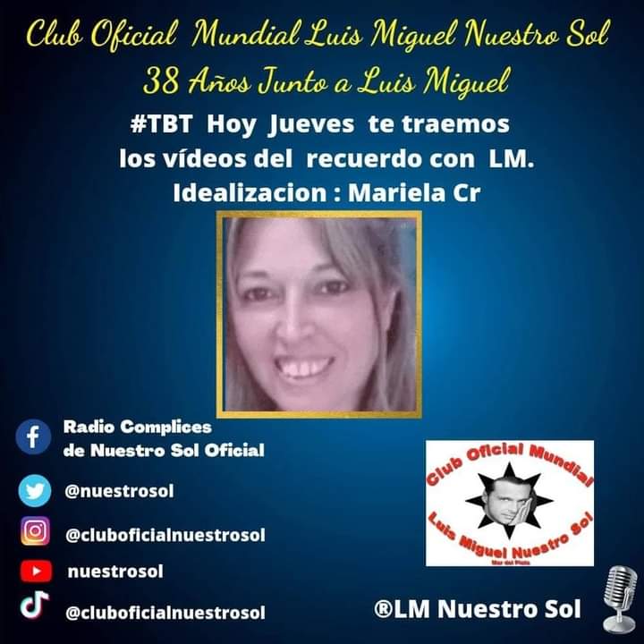 #tbt mañana Jueves te traemos los vídeos
 Del  recuerdo  con LM.
Idealizacion :Mariela Cr
®LM Nuestro Sol
No dejo de pensar en ti ni un segundo @LMXLM @nuestrosol