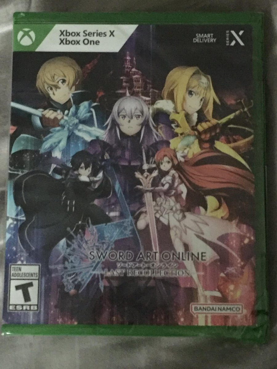 justinwhitmore2's tweet photo. My early birthday present #SwordArtOnlineLastRecollection #SAOLastRecollection #Xbox #MyEarlyBirthdayPresent @saogames https://t.co/kjCMhUVnFx