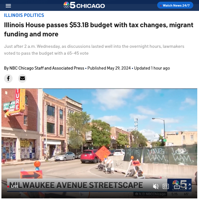 Illinois House just passed a massive $53 billion budget which includes spending over $600 million in taxpayer dollars on free services and healthcare for illegals. This new budget comes with new tax hikes, likely resulting in a tax increase for most citizens. Democrats are