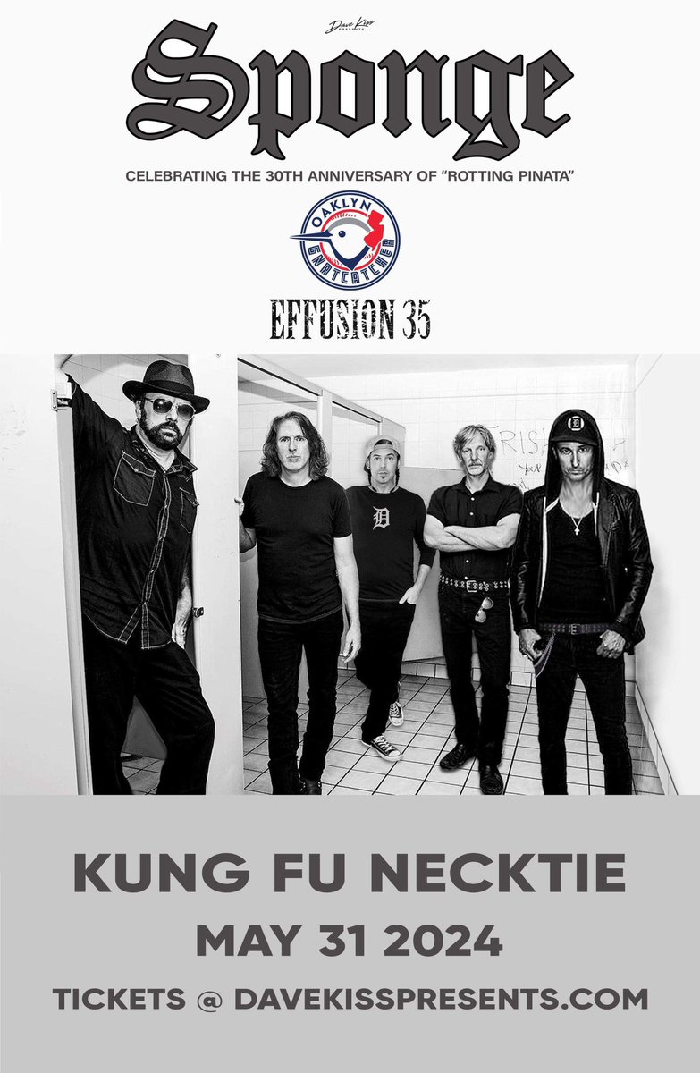 Don’t forget, my band @effusion35 opens for Sponge this Friday at Kung Fu Necktie in Philly We go on at 7:30, tickets still available