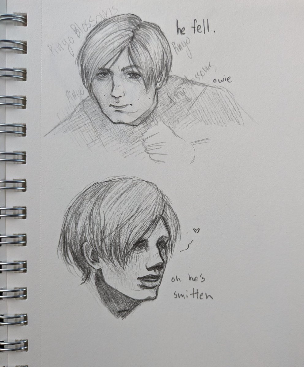 Messing with my mechanical pencil and whipping out some Leon sketches.
#REBHFun #LeonKennedy