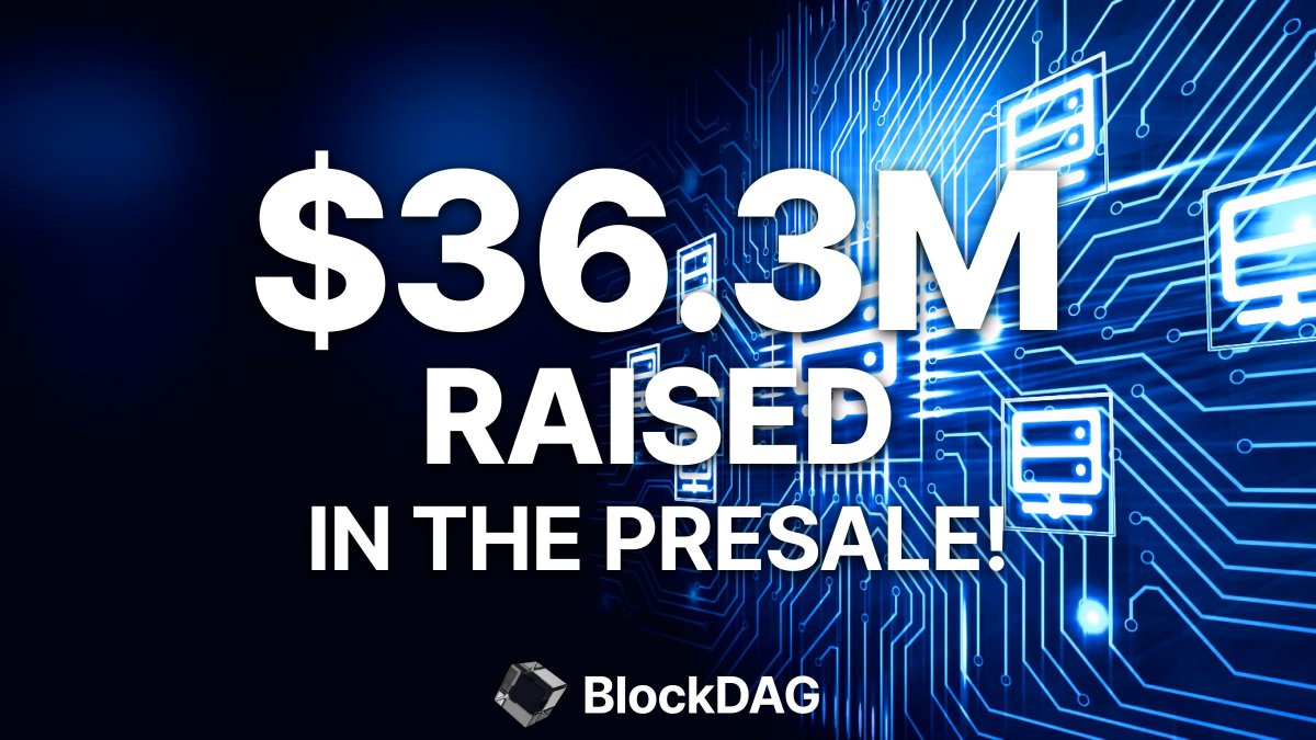 $36.3 RAISED IN THE PRESALE! 🤑Each investment is a vote of confidence in our potential to lead the blockchain revolution. 🚀 ☺️Thanks for pushing us to new heights! Let's not stop here—there’s more ground to break and more history to make!😮 purchase2.blockdag.network