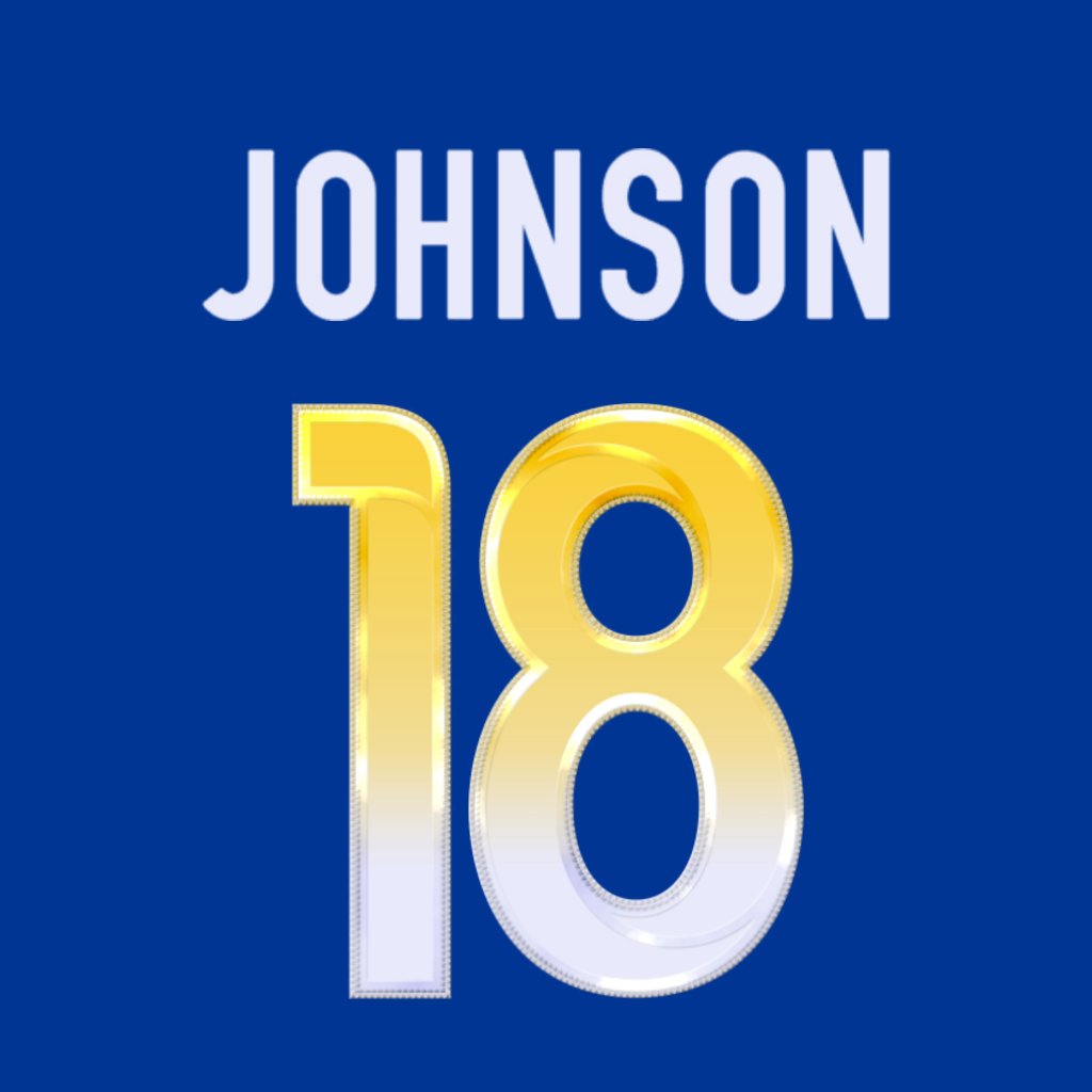 Los Angeles Rams WR Tyler Johnson is wearing number 18. Last assigned to Ben Skowronek. #RamsHouse