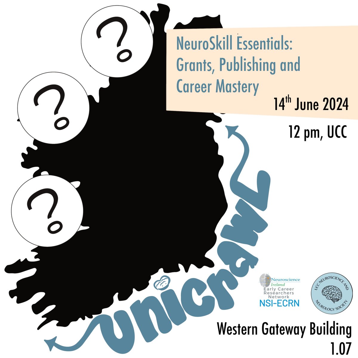 🎓 Looking for #publication, #grant writing, and #CV prep advices?

🌐 UniCrawl 3: NeuroSkill Essentials: Grants, Publishing and Career Mastery
🗓 Friday, the 14th
🏫 University of Cork
📍 Western Gateway Building 1.07 or via Zoom/IG Live
⬇️ 12 pm

🚨 Register link in the bio