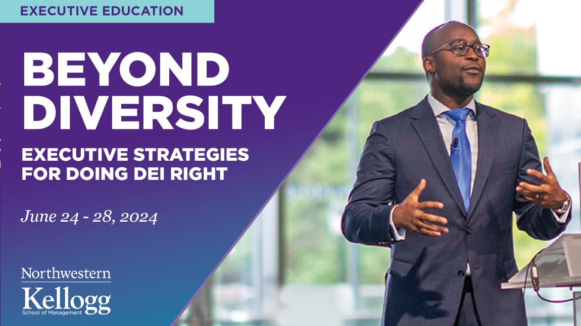 Led by Dr. Nicholas Pearce, our Beyond Diversity program empowers leaders with innovative, research-backed insights to create sustainable change in DEI practices for their organizations and communities. Apply today and join us in Chicago this June: kell.gg/tdei