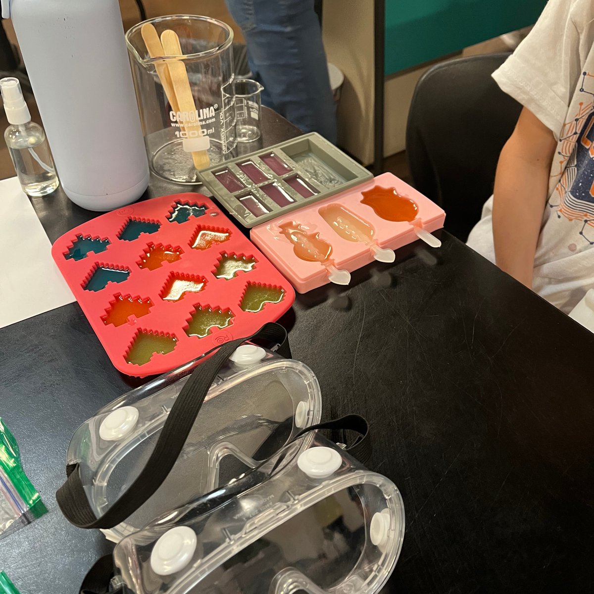 🌞Summer Sessions have begun! 🌞

"Jelly Soap Making" in the lab with Ms. Karl! 🧼