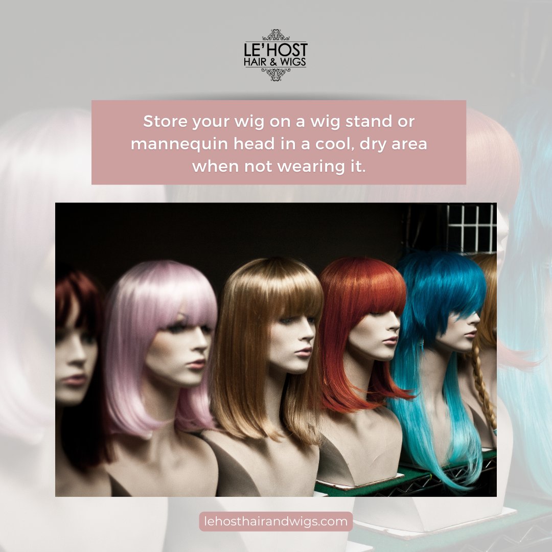 Give your wig the royal treatment it deserves!

Instead of tossing it on a shelf, store it on a wig stand or mannequin head in a cool, dry spot. 

 #straighthairwig #hairlossproblems #hairlosssolution