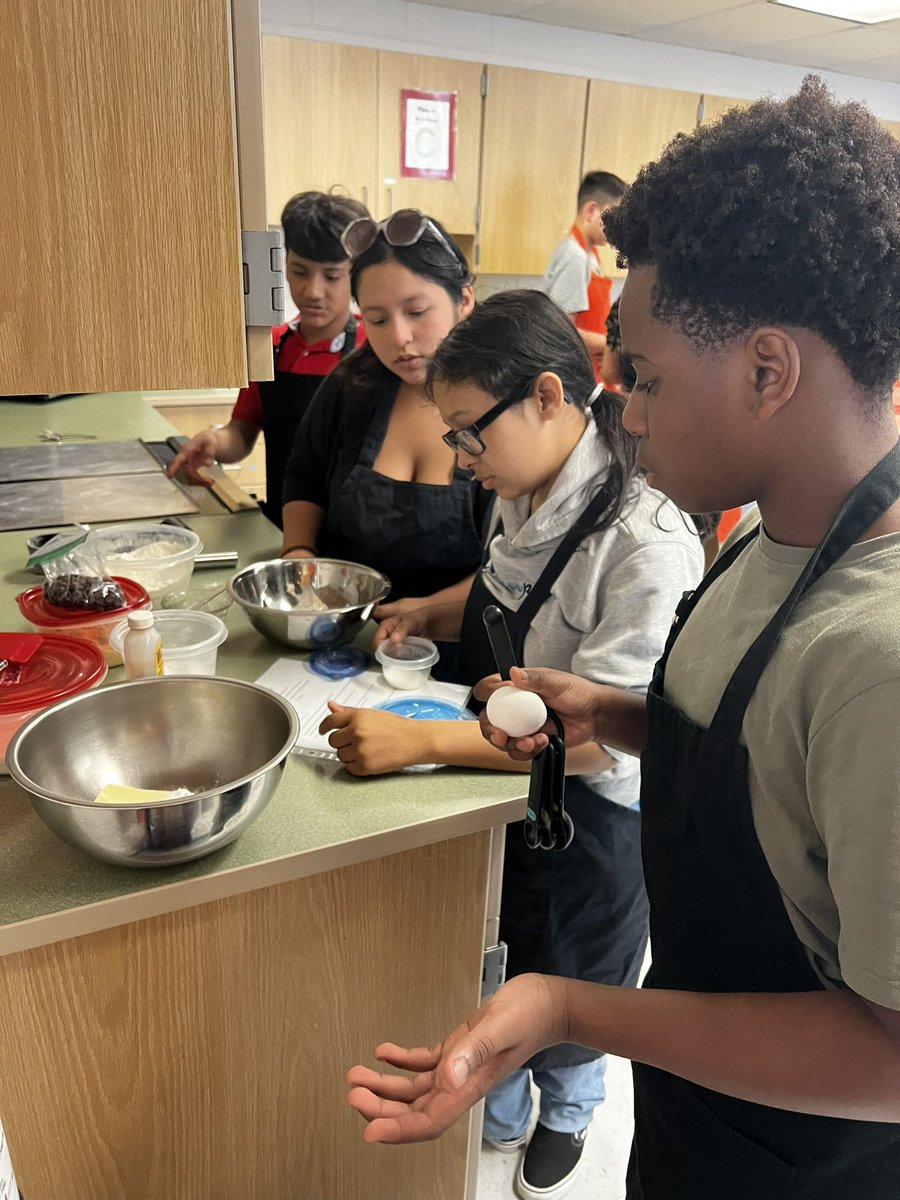 Raiders cooking today in FACS! 💚🖤