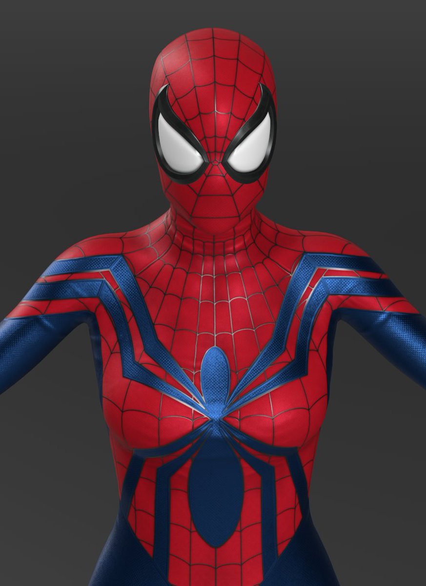 Mayday's remaster! -New Eyes, New Headshape + All the fun stuff the other lot have been treated to! Any modules you'd like (only say if you'd genuinely use it, not bcus you think it'd be neat) Also question! Should April remain a seperate slot or become a module? #SpidermanPC