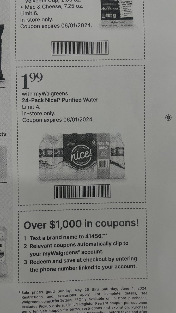 Walgreens has 24PK waters for 1.99 per. ‘Til the 1st. Limit 4