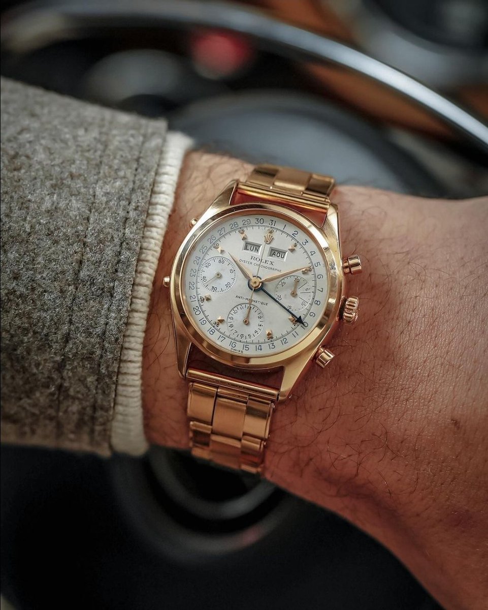 GlobalWatchClub's tweet image. Rolex Killy 6036 

One of the most complicated Rolexs produced