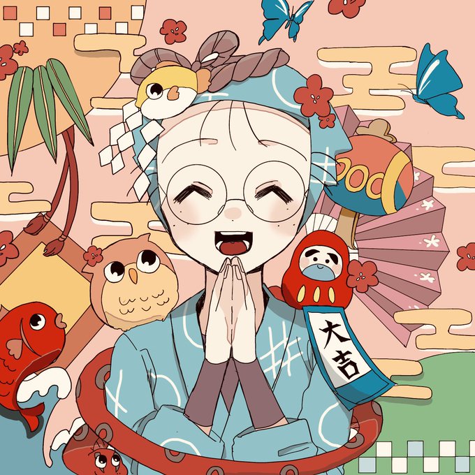 「hand fan kimono」 illustration images(Latest)