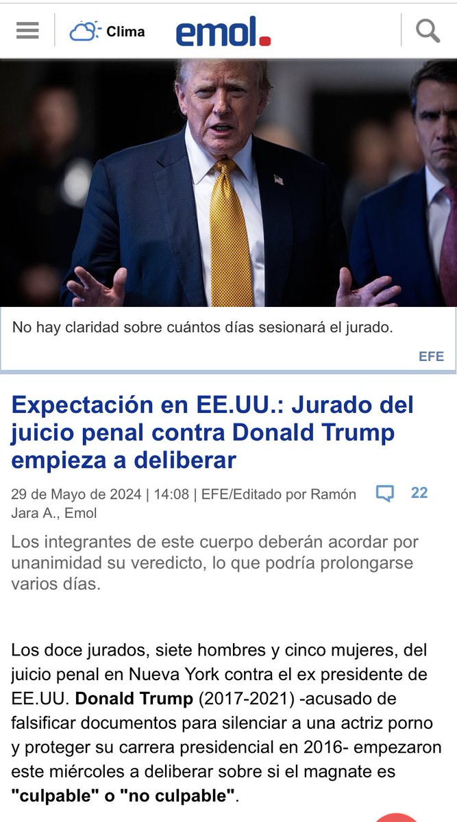 🔴Aquí en Chile los #políticos PROTEGEN los amantes,como @MaiteOrsini y SIGUEN en el parlamento como si NADA.Los 12 jurados, 7hombres y 5mujeres, del juicio penal en New York contra el ex pte Donald Trump (2017-2021)acusado d falsificar documentos para silenciar a 1 actriz porno