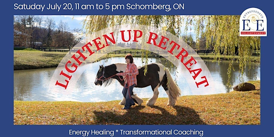 Feedback from the Lighten Up Retreat was so positive, we are going to Repeat the Retreat!
July 20th 11-5 Schomberg
eventbrite.ca/e/lighten-up-r…
