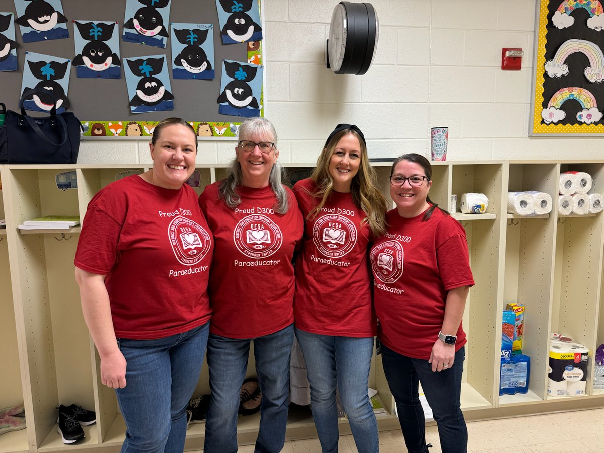 ieanea's tweet image. RED FOR ED! We support D300 Education Support Association (DESA)!!! #RedForEd