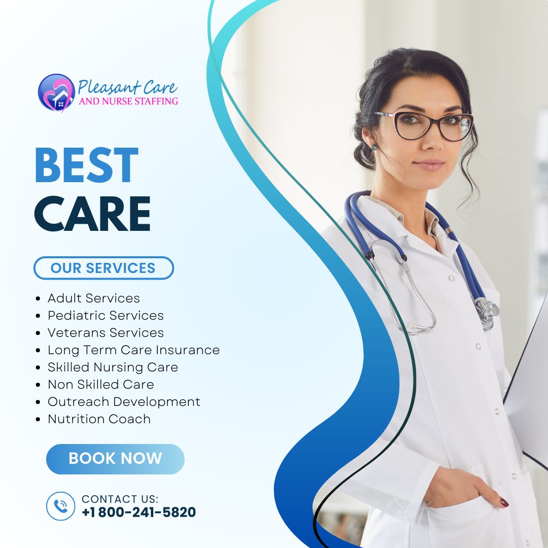 'We provide best service with efficiency.' 
.
.
.
Visit Our Website for More :
🌐pleasantcares.com

Call To Find Out More :
📞+1 800-241-5820

#nutritionnourishment #viral #foryou #respect #telehealth #seniorliving #therapy #viralpost #homecare #doctors #palliative